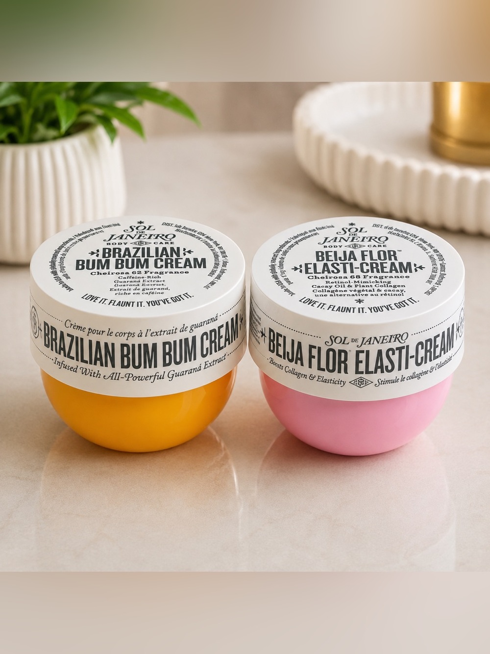 Sol de Janeiro Body Cream Duo – Bum Bum Cream + Beija Flor Elasti-Cream